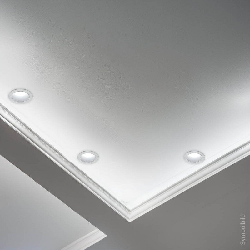 LED taškinis šviestuvas, apvalus, baltas reflektorius 5