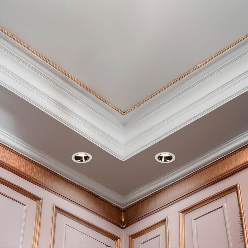 LED taškinis šviestuvas, apvalus, rausvas reflektorius 4
