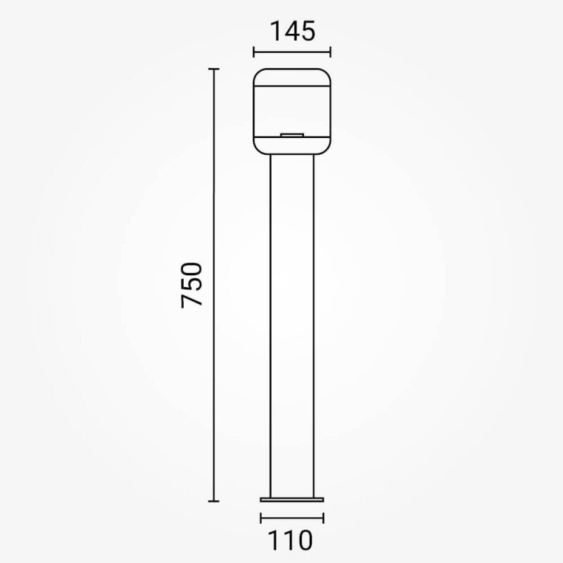 LED Lawn Lamp, E27, IP54, 75cm 2