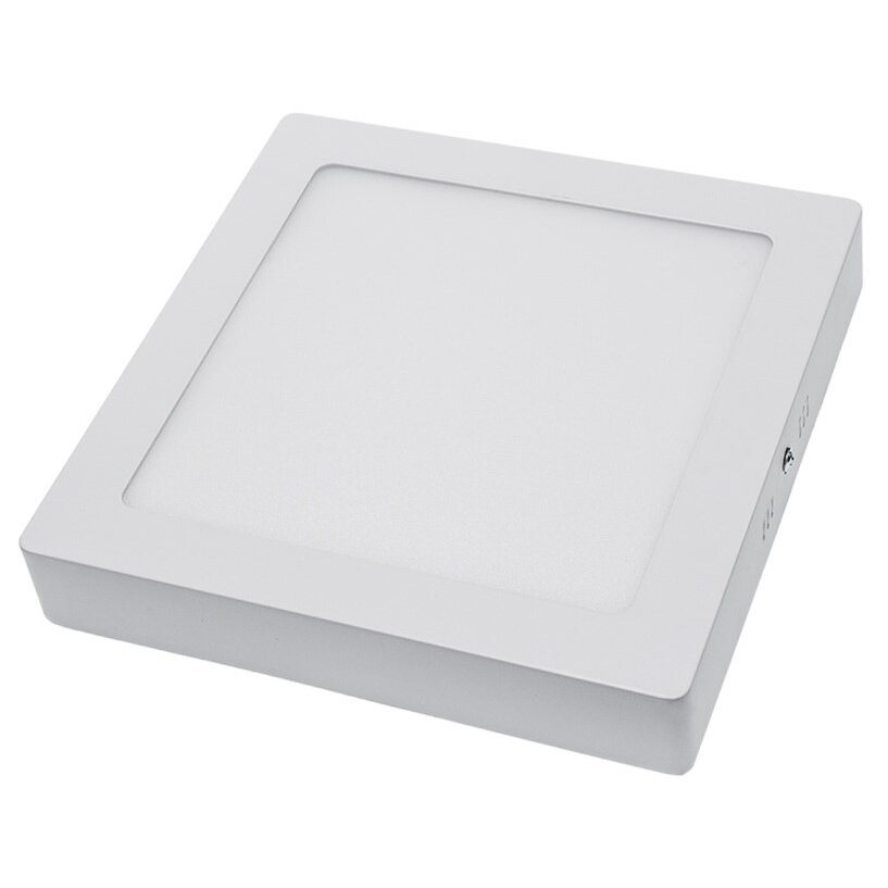 LED Surface Panel, Square, AC85-260V, 24W, Warm Light