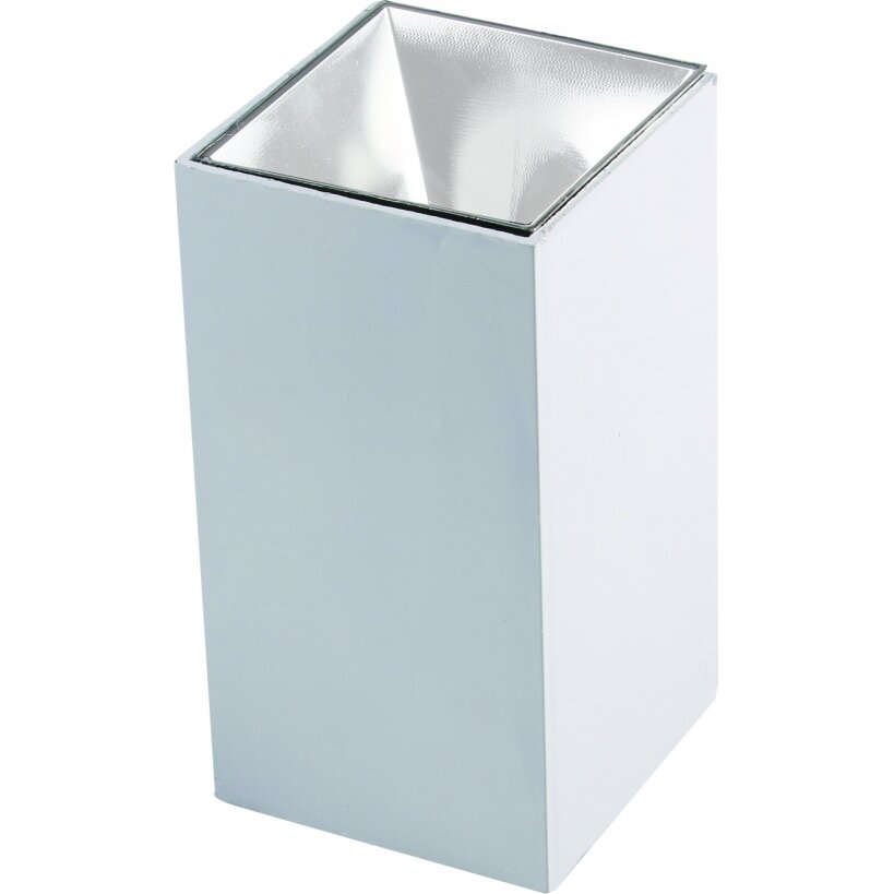 LED Spotlight Fixture, Square, White Reflector
