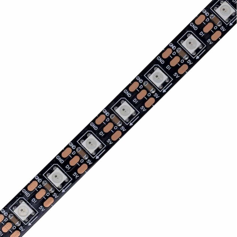 LED Strip 16W/m, 1200Lm/m, 5V, Digital, RGB 4