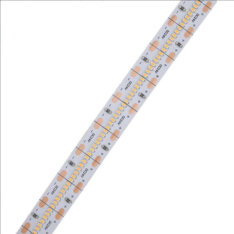 LED juosta, 32W/m, 2500Lm/m, 24V, šilta balta šviesa 1