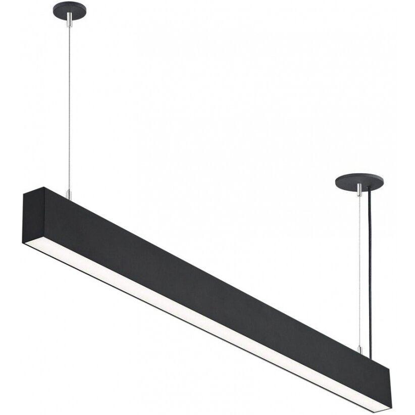 LED linijinis šviestuvas, 50W, juodas, sujungiamas, neutrali balta šviesa LED linijinis šviestuvas, 50W, juodas, sujungiamas, neutrali balta šviesa