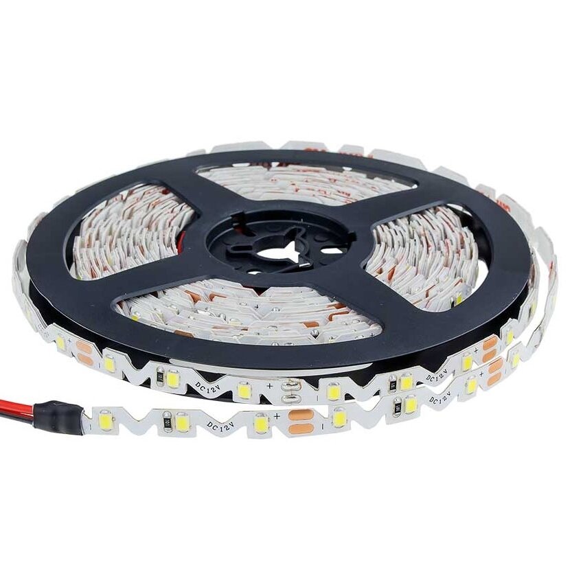 LED S-juosta, 7.2W/m, 720Lm/m, 12V, IP65, raudona šviesa LED S-juosta, 7.2W/m, 720Lm/m, 12V, IP65, raudona šviesa