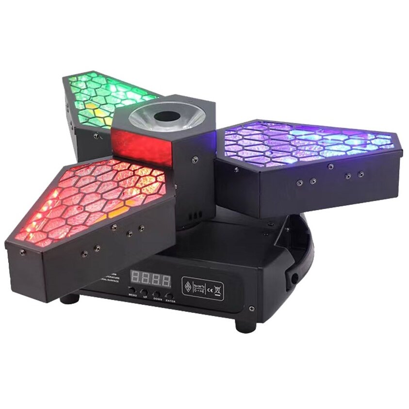 LED Light, 3x60W White Light, 36x3W RGB
