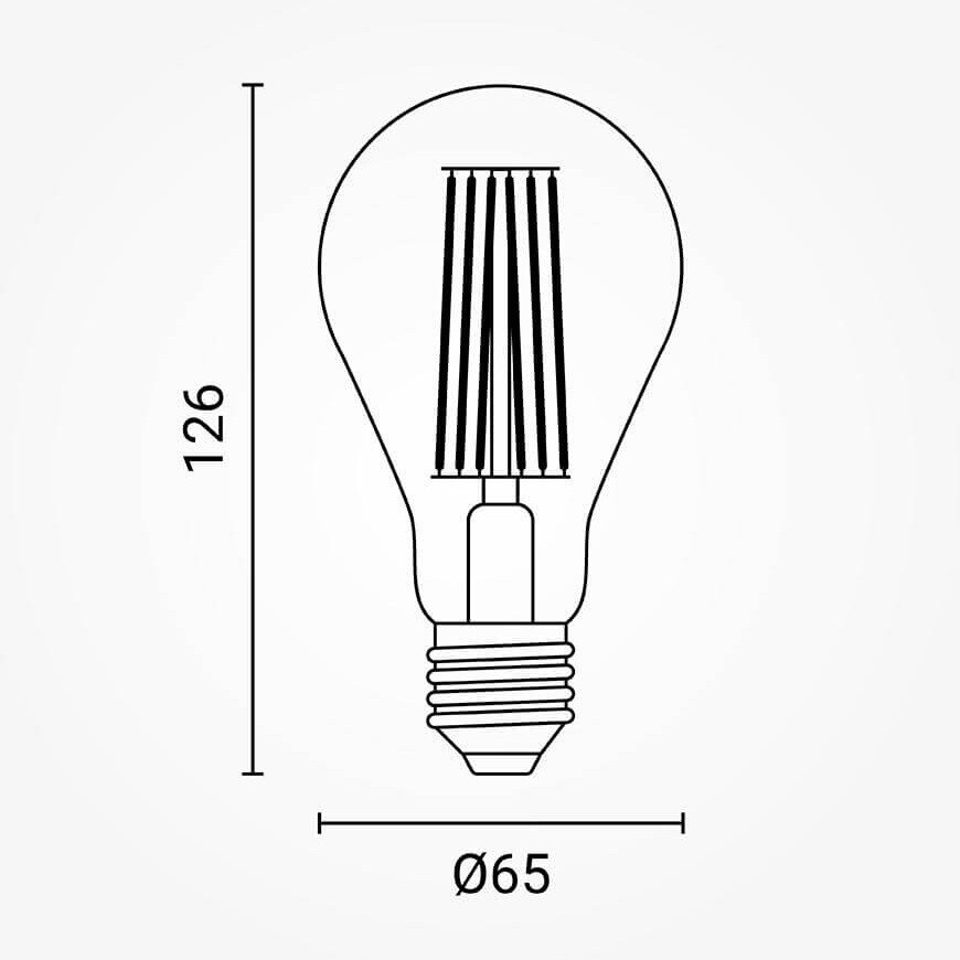 LED Bulb E27 A60 14W, 2000Lm, Warm Light 2