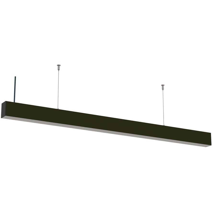 LED linijinis šviestuvas, 40W, juodas, sujungiamas, 5 metai garantija, neutrali balta šviesa LED linijinis šviestuvas, 40W, juodas, sujungiamas, 5 metai garantija, neutrali balta šviesa