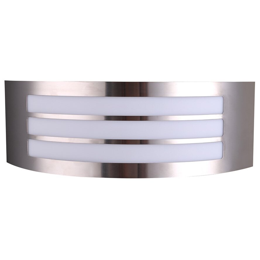 LED Wall Light, Stainless Steel, Fender, 1 Socket, Max 16W