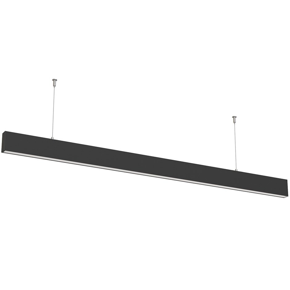LED linijinis šviestuvas, 50W, juodas, nesujungiamas, neutrali balta šviesa LED linijinis šviestuvas, 50W, juodas, nesujungiamas, neutrali balta šviesa