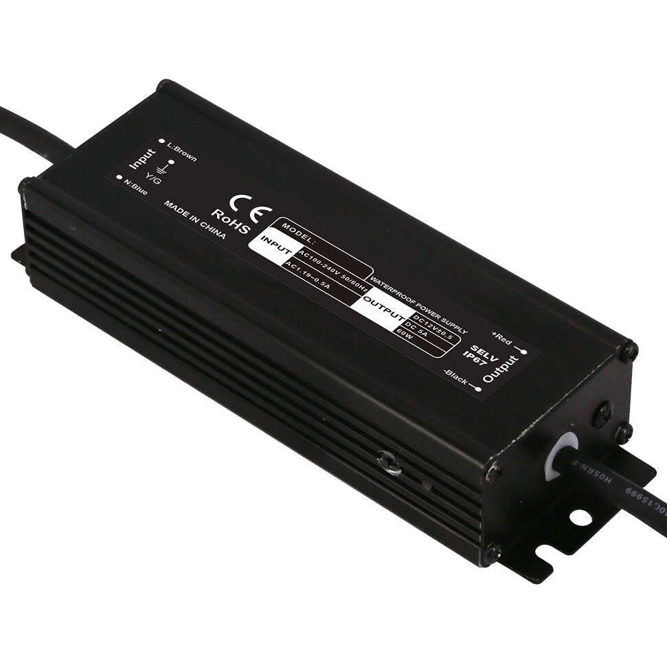 LED Waterproof Power Supply, IP67, 12V, 200W
