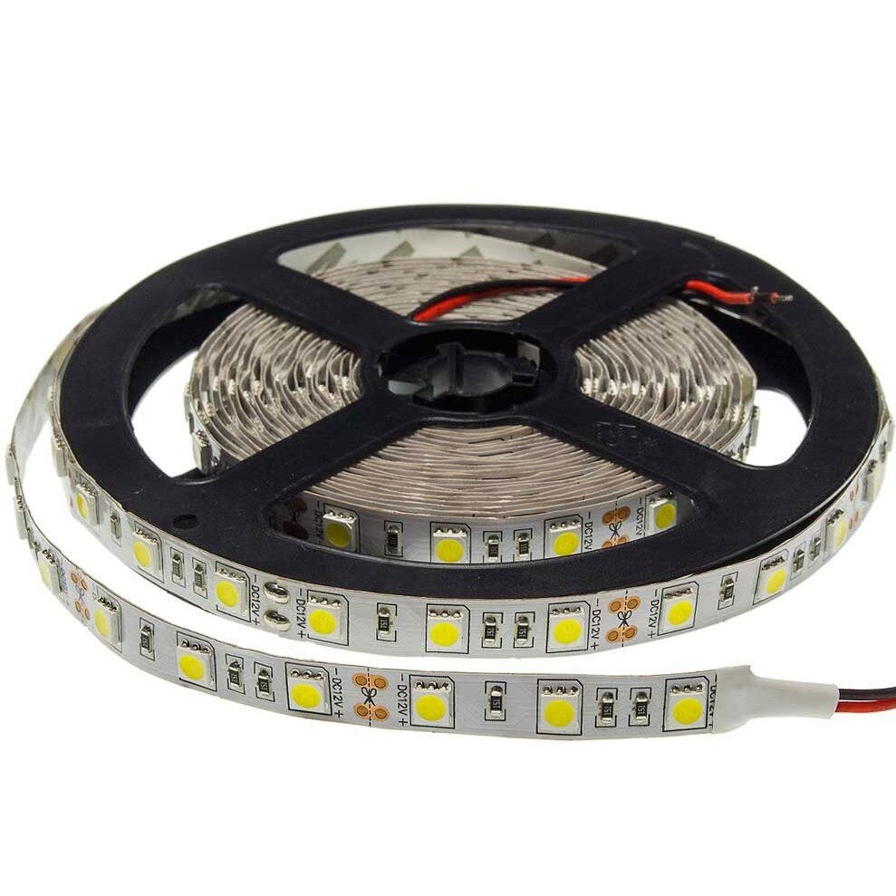 LED juosta, 14.4W/m, 1000Lm/m, 12V, Pro, neutrali balta šviesa LED juosta, 14.4W/m, 1000Lm/m, 12V, Pro, neutrali balta šviesa