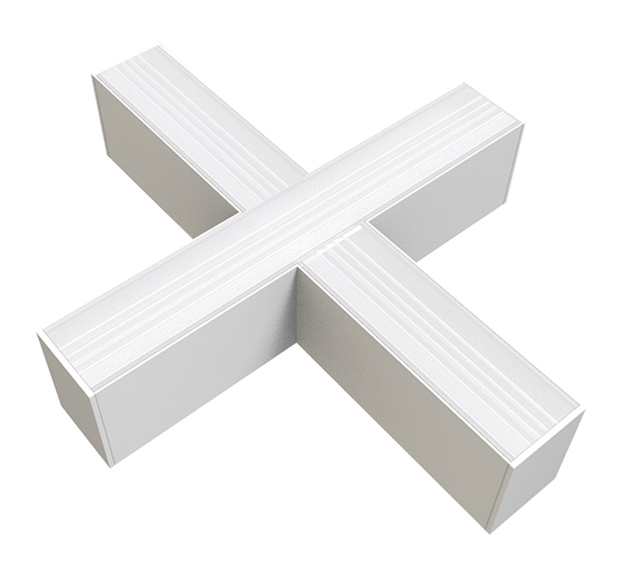X Wire Pattern Light LED Linear X-Shape Connector Slim Linkable 20W White White | Indoor LED ...