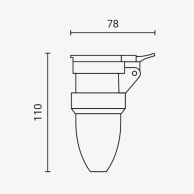 Power Socket, Female, IP44 4