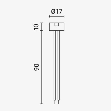Socket with Cable, MR16 GU5.3 1