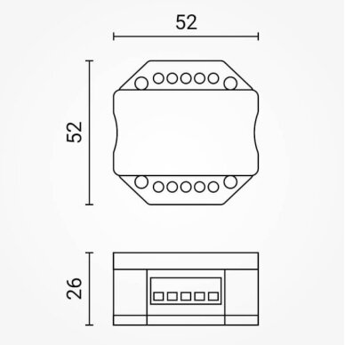 RF to 1 CH LED Dimmer 4