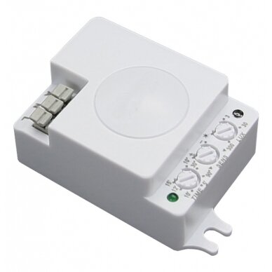 Microwave Sensor, 10m, 180°/360°, White