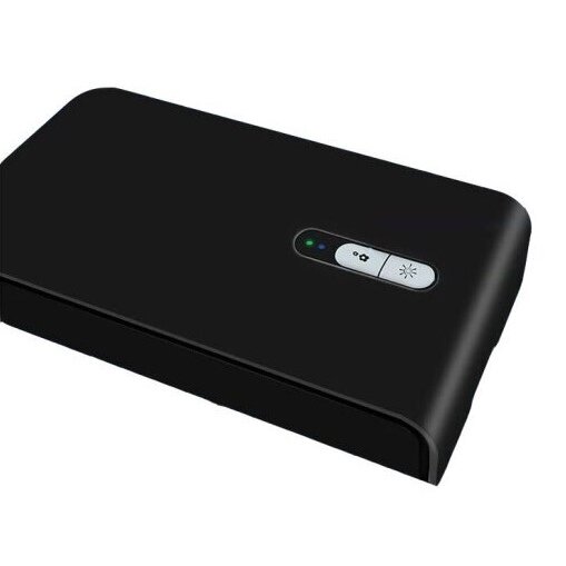 Portable Multifunction Case, UV-C, Wireless Charger, Black