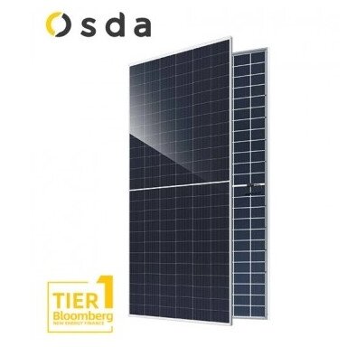 Osda saulės panelė, 620Wp, monokristalinė, dvipusė, N-Type, Topcon Osda saulės panelė, 620Wp, monokristalinė, dvipusė, N-Type, Topcon