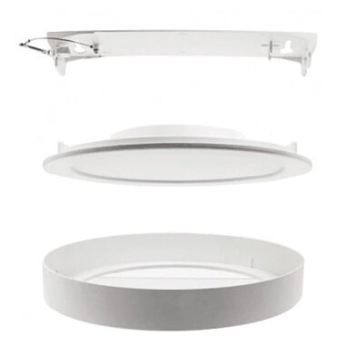 Paviršiaus rėmelis apvalioms LED panelėms, 12W, 16W