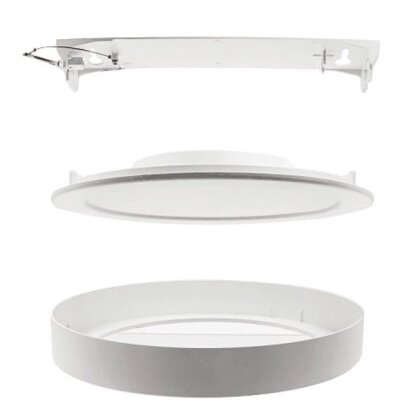 Paviršiaus rėmelis apvalioms LED panelėms, 12W, 16W 1