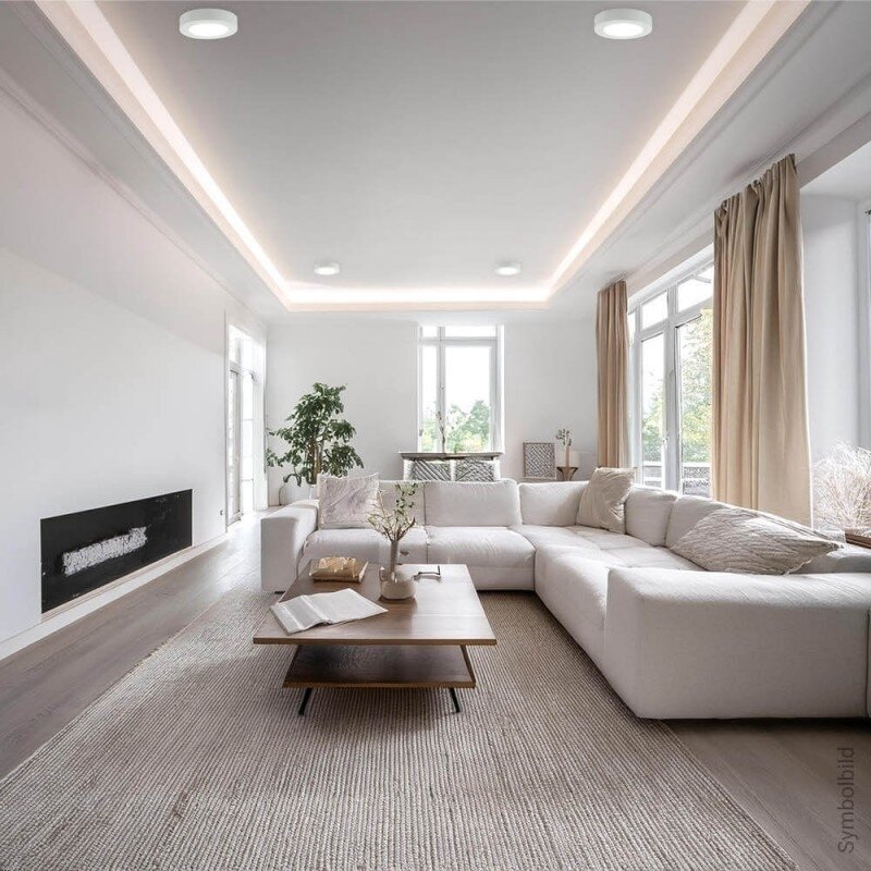Paviršiaus rėmelis apvalioms LED panelėms, 12W, 16W 4