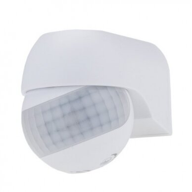 PIR daviklis, 12m, 180°, IP54, baltas 2