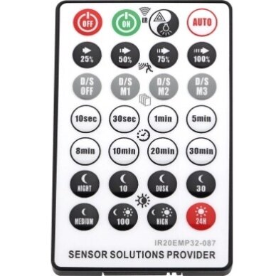 PIR Motion Sensor, 15m, 360°, White 4