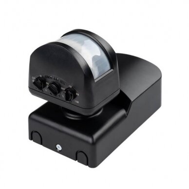 PIR Motion Sensor, 16m, 180°, Black 1