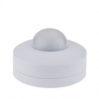 PIR Motion Sensor, 16m, 360°, White 1