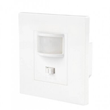 PIR Motion Sensor, 20m, 160°, Recessed, White 1