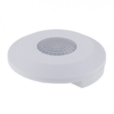 PIR Motion Sensor, 8m, 360°, White 1