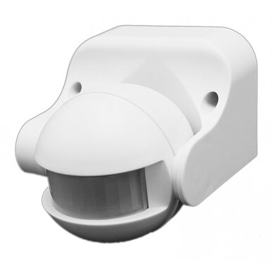 PIR Motion Sensor, 12m, 180°, IP44, White