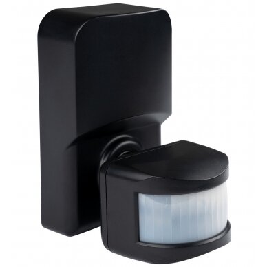 PIR Motion Sensor, 16m, 180°, Black