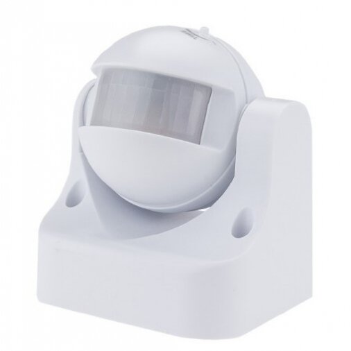 PIR Motion Sensor, 12m, 180°, IP44, White 1