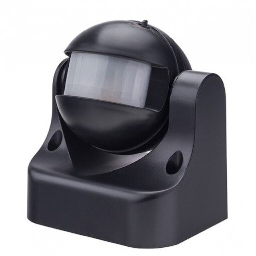 PIR daviklis, 12m, 180°, IP44, juodas 1
