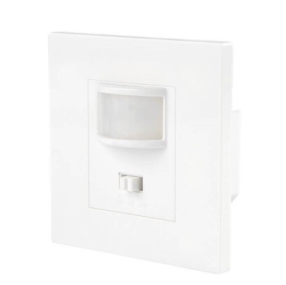 PIR Motion Sensor, 20m, 160°, Recessed, White 1