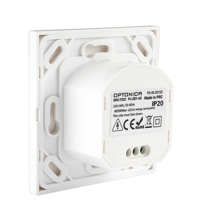 PIR Motion Sensor, 20m, 160°, Recessed, White 2