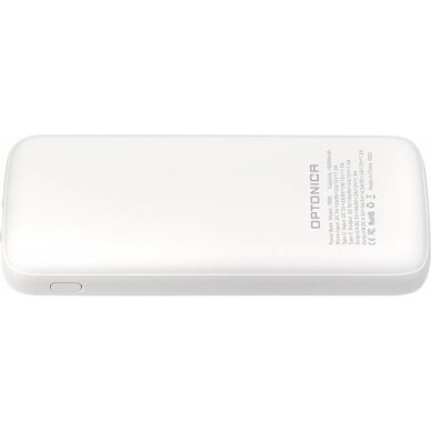 Power bank, 10Ah, 3.7V, Micro/Type-C jungtys, Max išėjimo galia 22.5W, baltas 6 Power bank, 10Ah, 3.7V, Micro/Type-C jungtys, Max išėjimo galia 22.5W, baltas 6