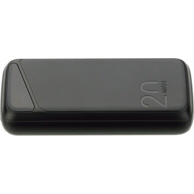 Power bank, 20Ah, 3.7V, Micro/Type-C jungtys, Max išėjimo galia 22.5W, juodas 5