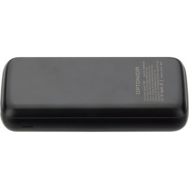 Power bank, 20Ah, 3.7V, Micro/Type-C jungtys, Max išėjimo galia 22.5W, juodas 6 Power bank, 20Ah, 3.7V, Micro/Type-C jungtys, Max išėjimo galia 22.5W, juodas 6