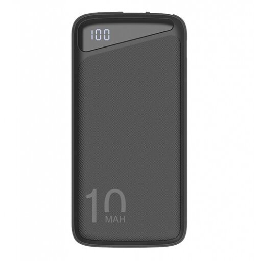 Power bank, 10Ah, 3.7V, Micro/Type-C, Max Output 22.5W, Black