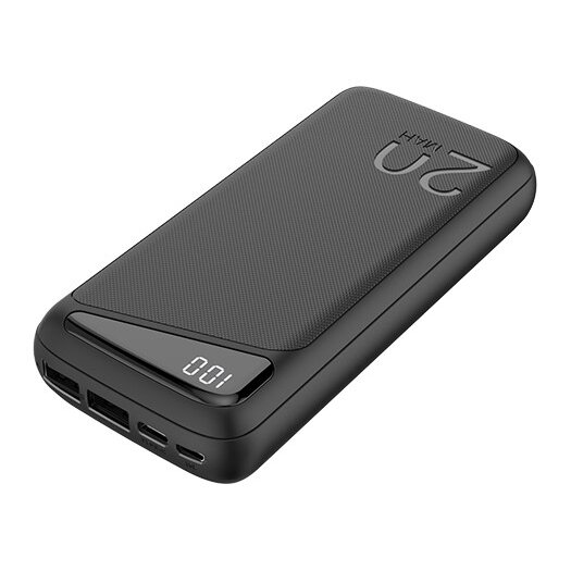Power bank, 20Ah, 3.7V, Micro/Type-C jungtys, Max išėjimo galia 22.5W, juodas 3 Power bank, 20Ah, 3.7V, Micro/Type-C jungtys, Max išėjimo galia 22.5W, juodas 3