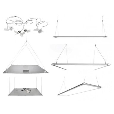 Priedai LED panelių pakabinimui