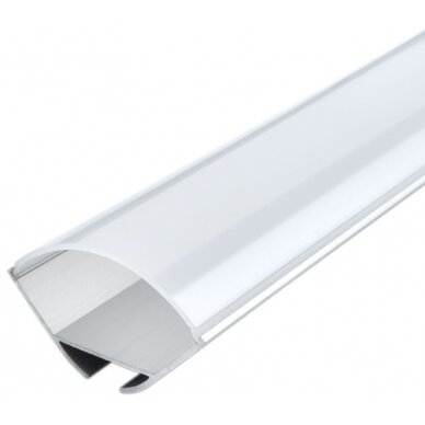 Profile For LED Strip, Gray, White Cover, 23.5x23.5mm Profile For LED Strip, Gray, White Cover, 23.5x23.5mm