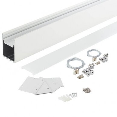 Profile For LED Strip, White, White Cover 2