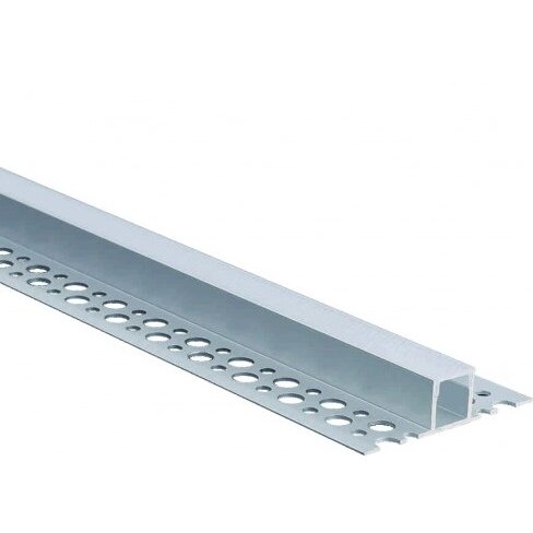 Profile For LED Strip, Silver, White Cover Profile For LED Strip, Silver, White Cover