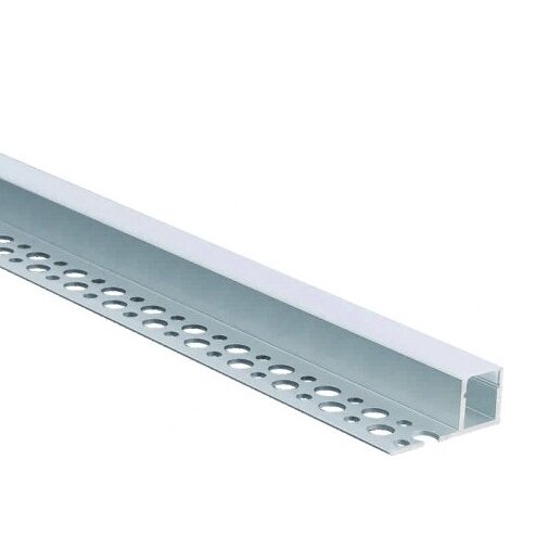 Profile For LED Strip, Silver, White Cover