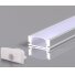 Profile For LED Strip, White, White Cover, 17.4x7x12.4mm Profile For LED Strip, White, White Cover, 17.4x7x12.4mm