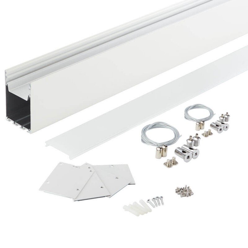Profile For LED Strip, White, White Cover 2 Profile For LED Strip, White, White Cover 2